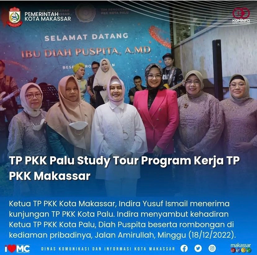 Gambar TP PKK Palu Study Tour Program Kerja TP PKK Makassar